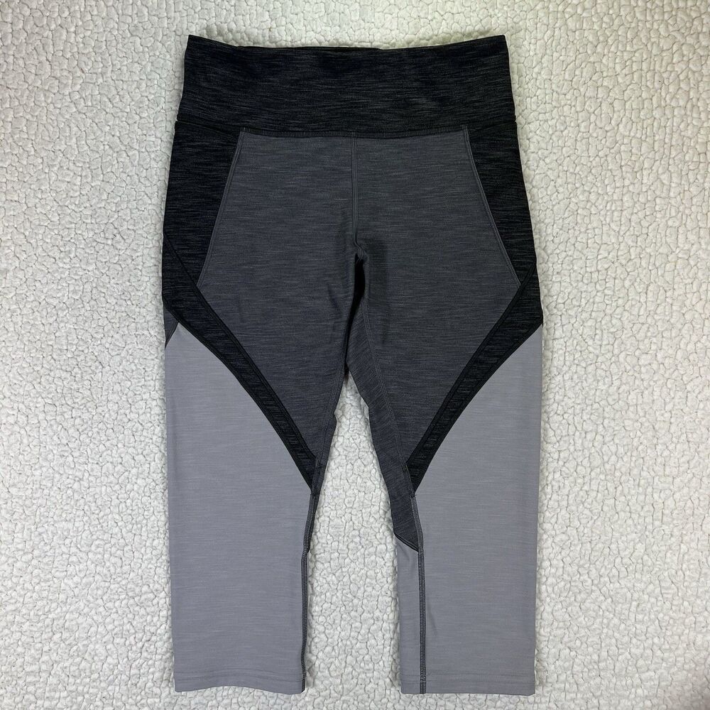 Lululemon Early Extension High-Rise Crop Leggings Women’s 8 Athliesure Workout‎